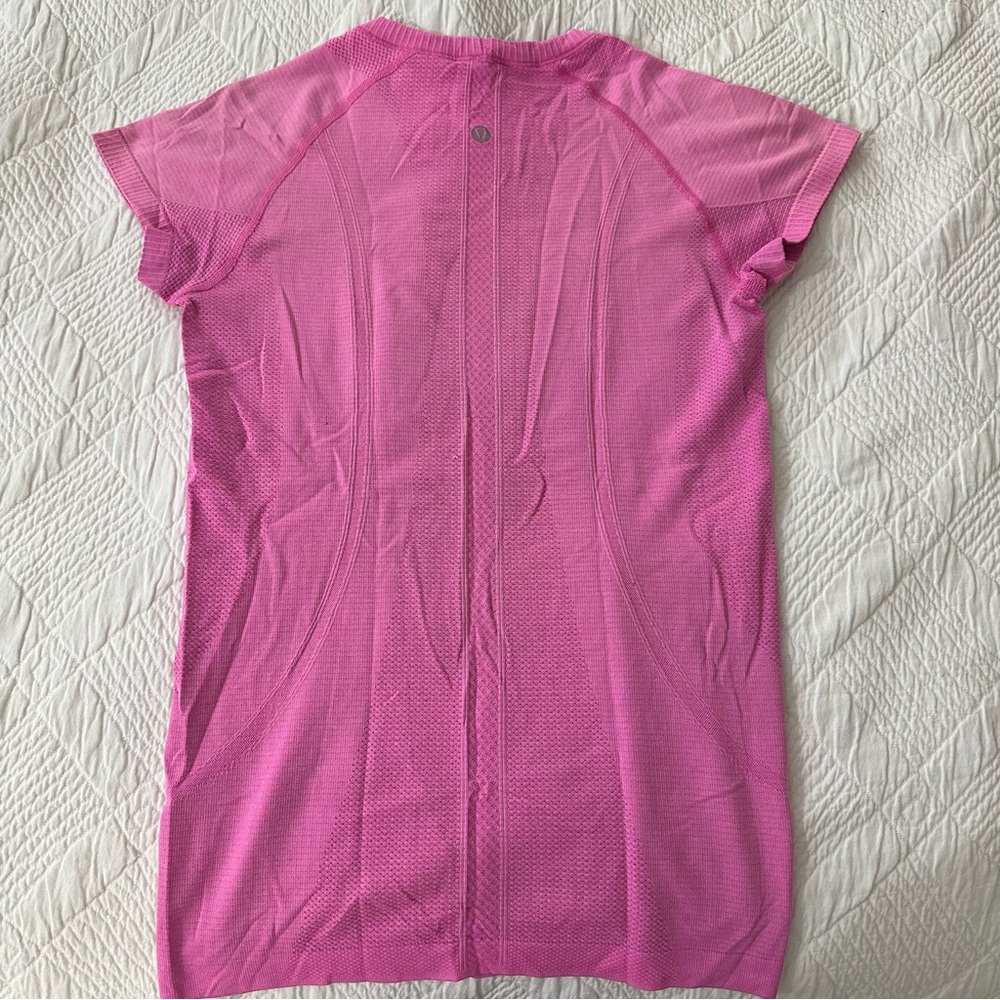 Swiftly Tech Short Sleeve In Raspberry Glo Light - image 3